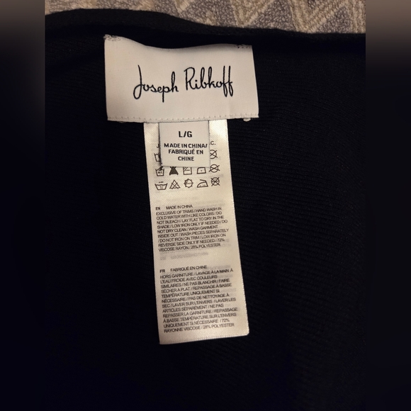 Joseph Ribkoff Sweater With Rhinestone Accents - Picture 4 of 4